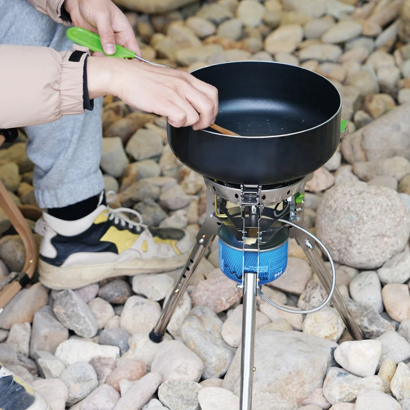 BRS-69 Rampage التخييم موقد غاز في الهواء الطلق عالية الطاقة دعم موقد ارتفاع عال يندبروف موقد المحمولة موقد