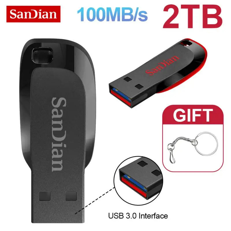 USB 3.0 Flash Drive High Speed Pen Drive 2tb 1tb Usb 3. 0 Memory Stick 512gb Flash Pendrive Metal Usb Disk For Table PC