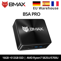 BMAX B5A Pro AMD Ryzen7 5825U 5700U Processor AMD Radeon Graphics 16GB(Support Max 64GB) DDR4 512GB NVMe SSD Windows 11