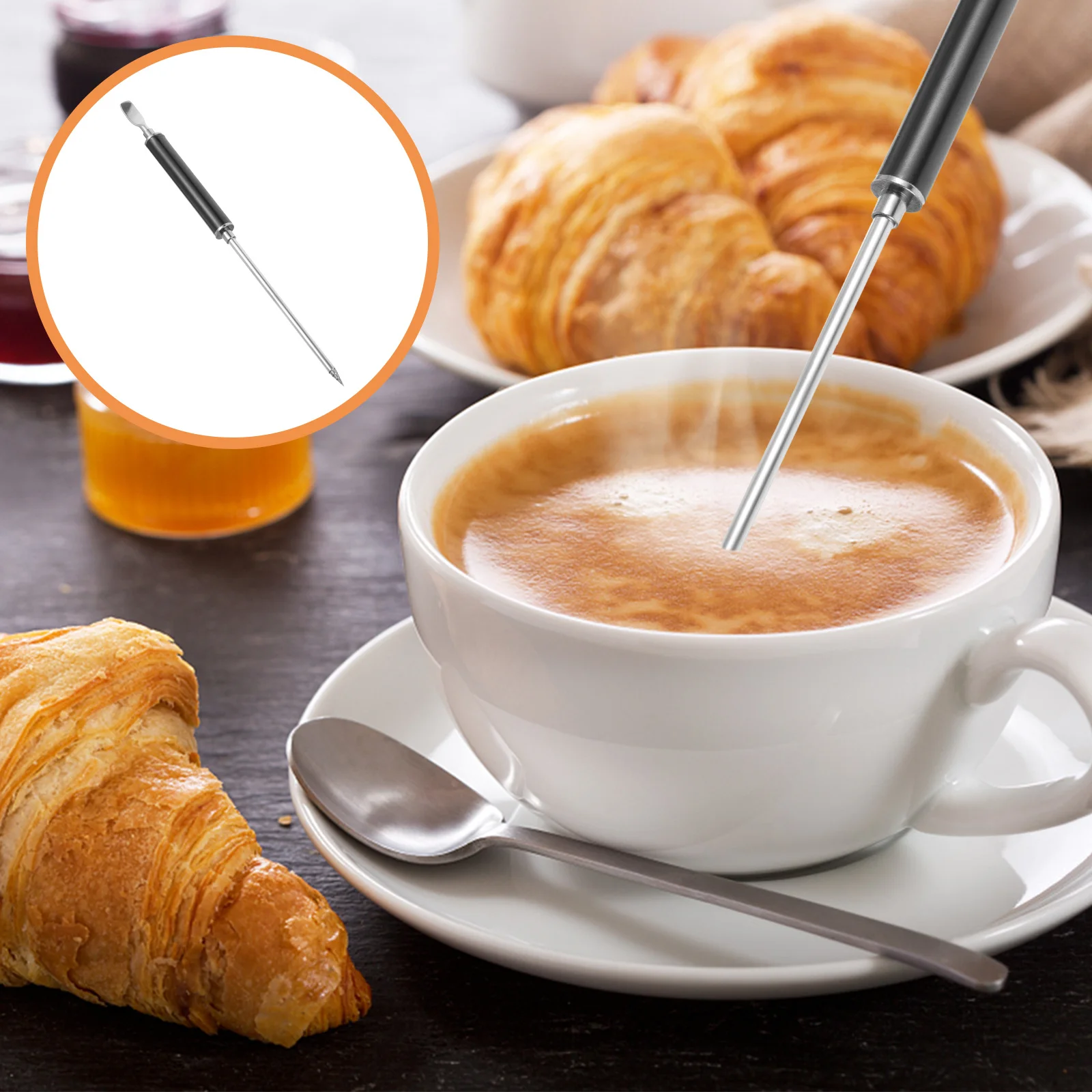 

Coffee Latte Art Needle Premium Stainless Steel Pen Espresso Cappuccino Decorating Tool Coffee Art Pen