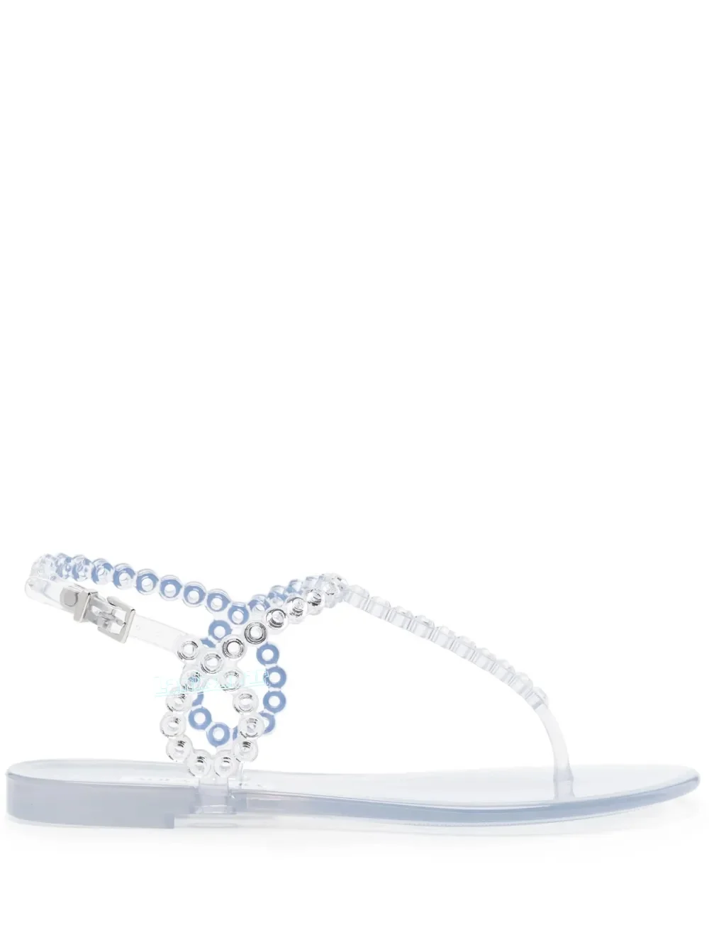

Round Open Toe Rhinestone Decoration Sandals Flats Split-toe Ankle Strap Buckle Thong Sandals Summer Sexy Dress Party New Gold