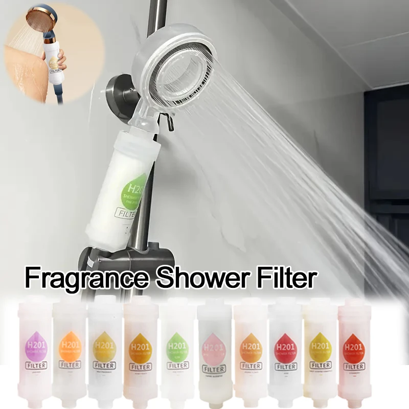 Filter For Shower Scented Shower Head Water Softener Improve Hair Skin Removal Shower Purifier Bathroom Accessories
