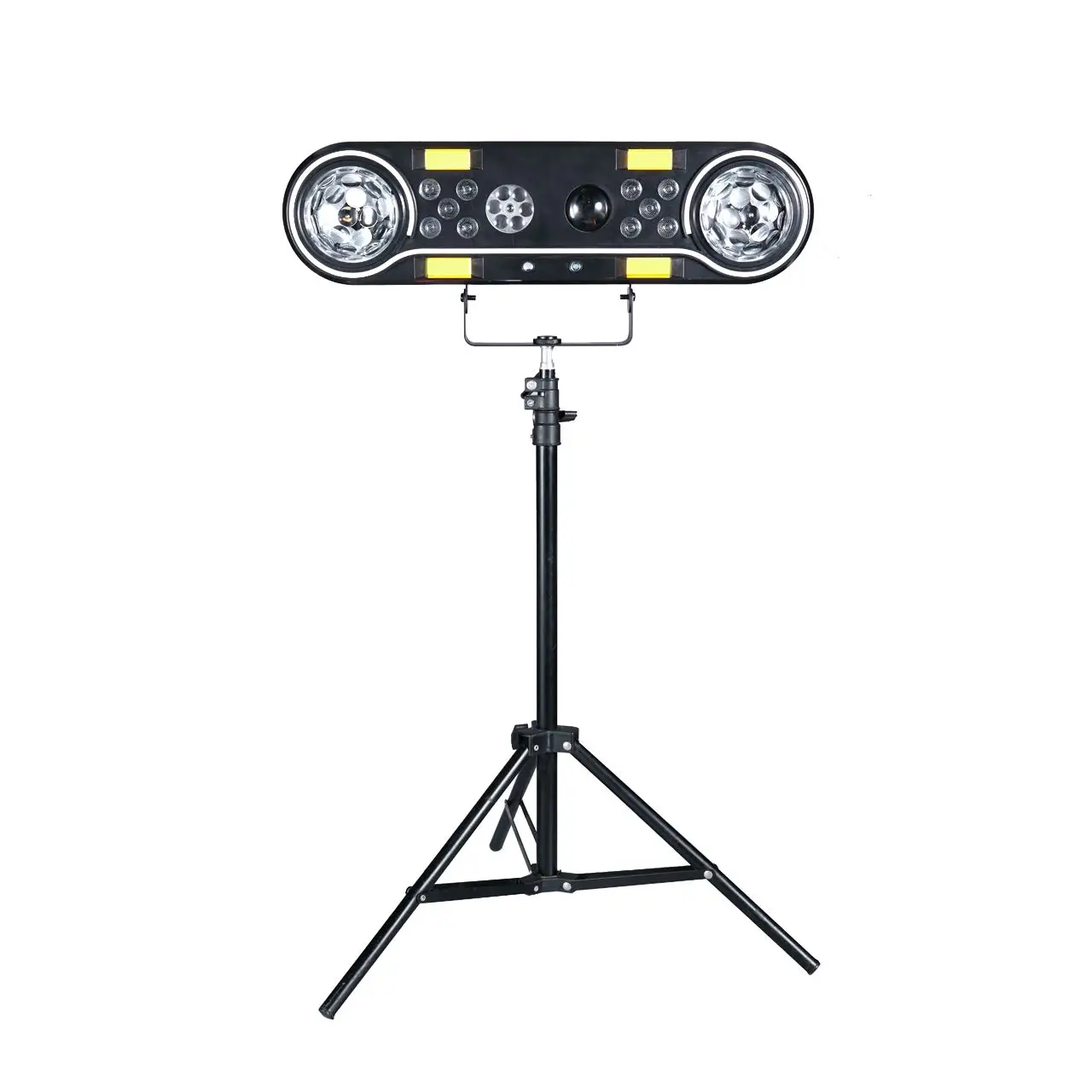 100W 8‑in‑1 Bracket Stage Lamp DMX512 DJ Light Magic Ball Pattern Tornado Strobe LED Strip Red Green Laser for Club Bar Party