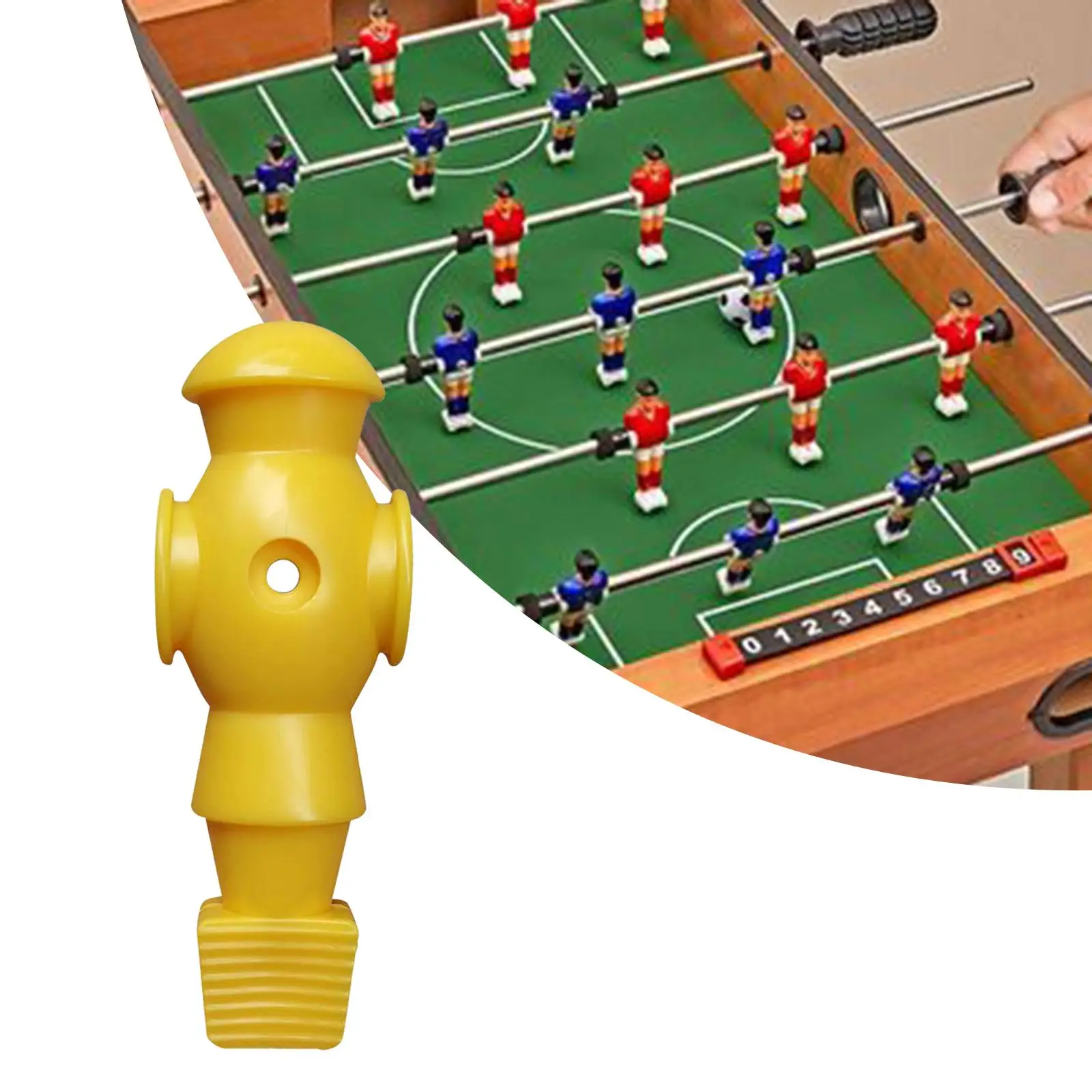 Tabletop Football Player Soccer Foosball Replacements Soccer Player Table Player Part for Table Kids Football