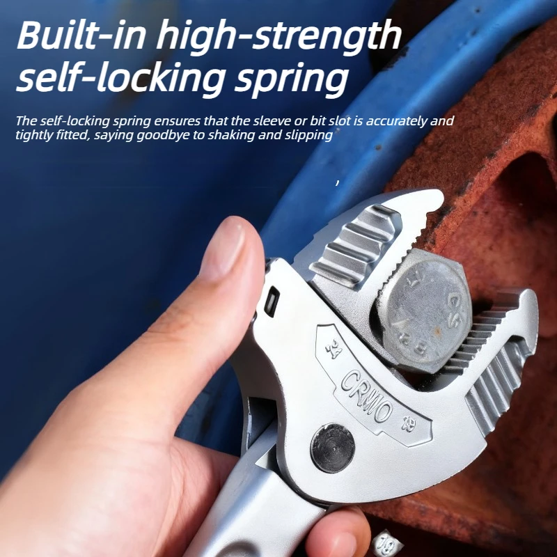 Ratchet Wrench Antirust Fast Open Wrench Industrial Grade Mechanical Workshop Wrenches Versatile Thickened Anti Skid Wrenches