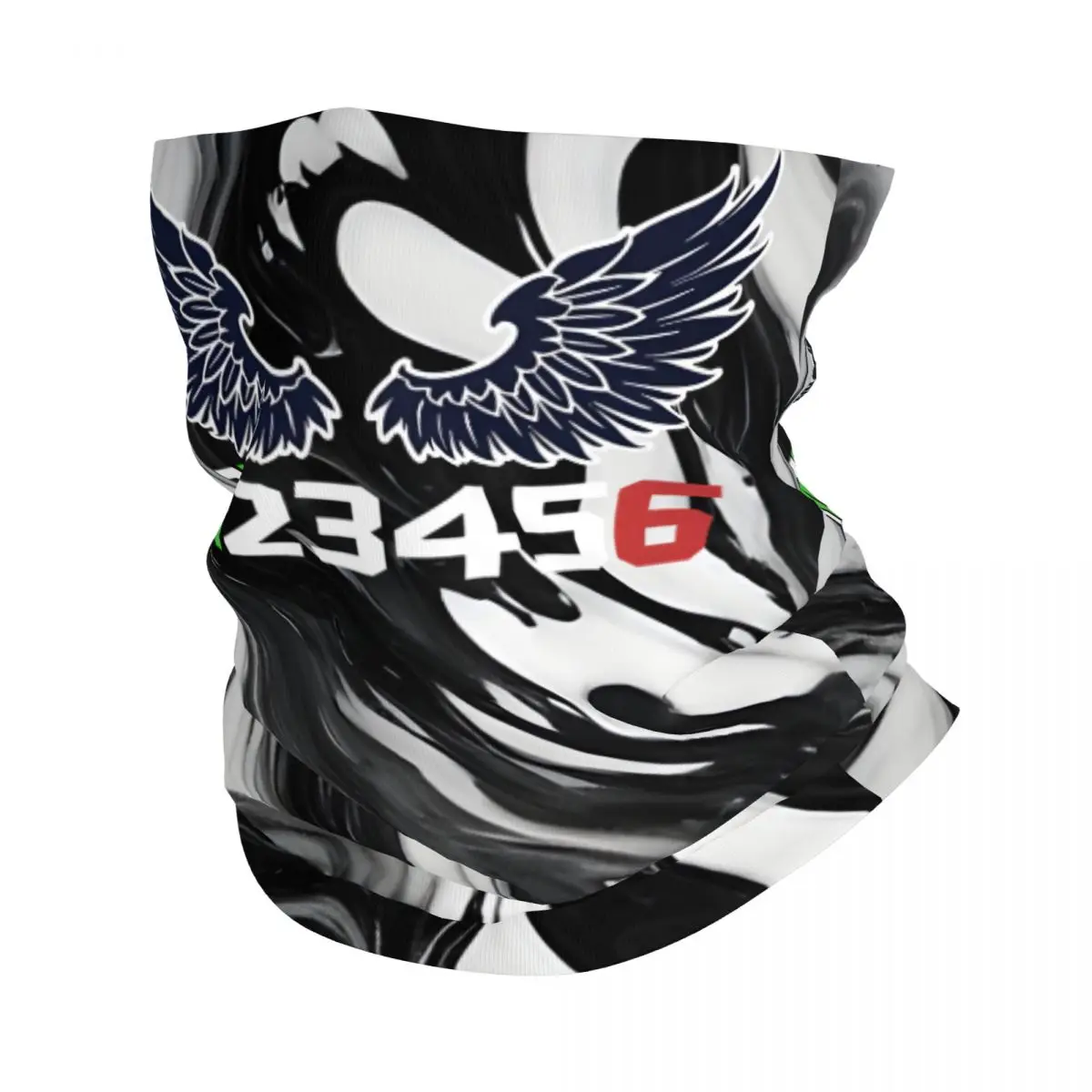 Bandana de inverno unisex para adultos, polainas de pescoço, Motorcycle Club, 2 lados Wrap, caminhadas cachecol, 1N23456, 1N23456