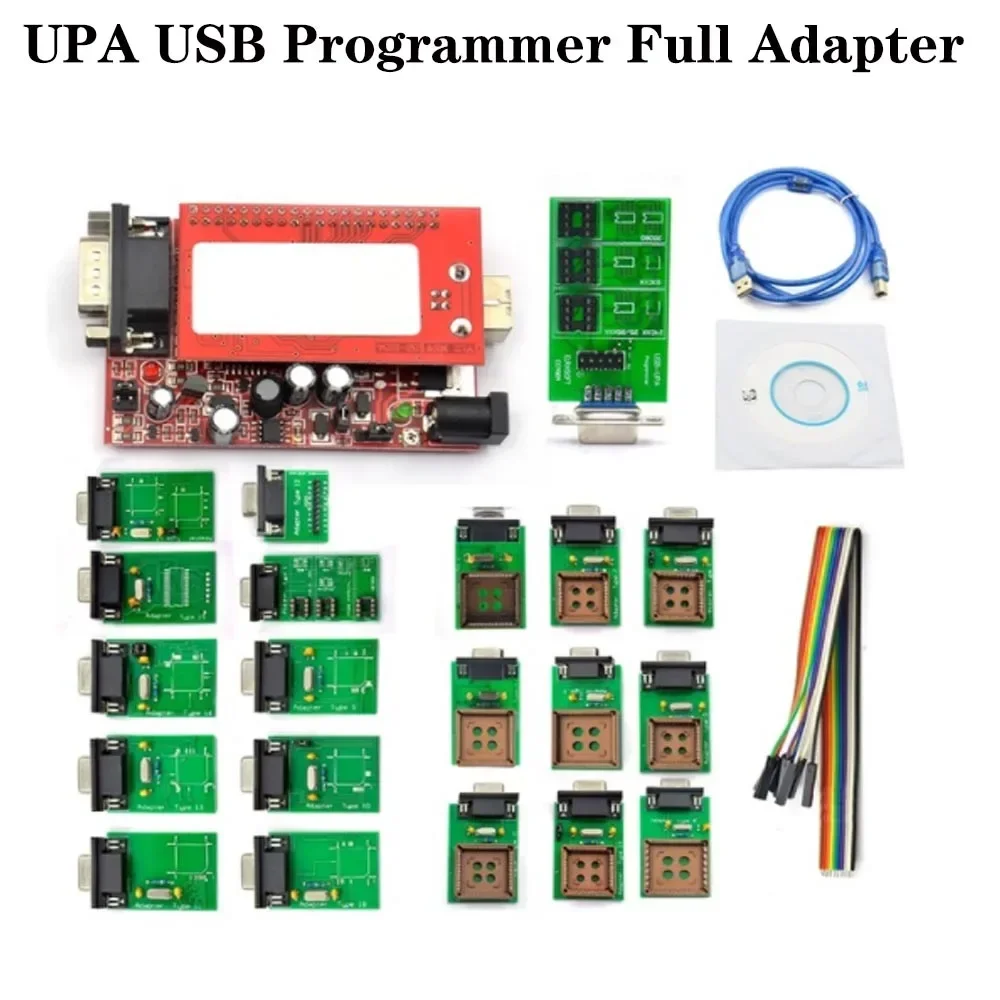 UPA USB Programmer Full Package UPA USB 1.3 Programmer AUTO ECU ObdTool Full Set UPA Adapter UPA V1.3 ECU Programmer UAP Prog