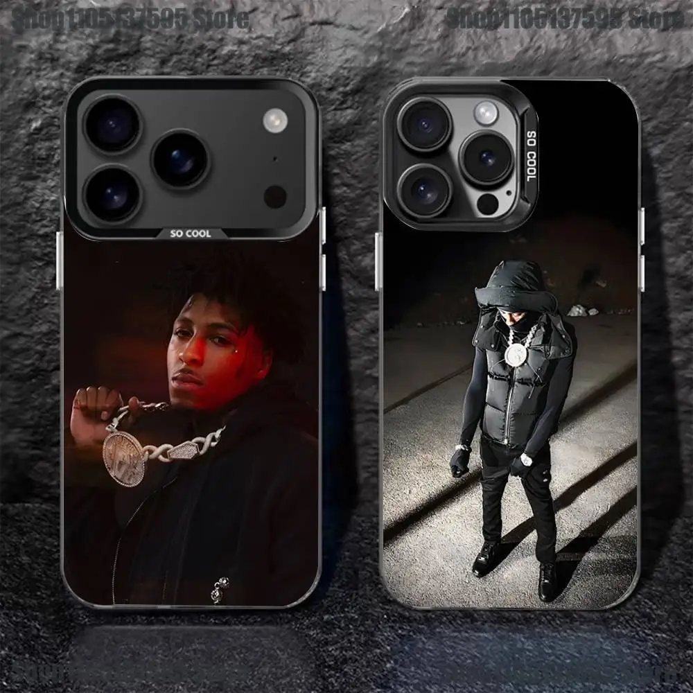 Funda de teléfono Rapper Y-YoungBoy para iPhone 17,16,15,14,13,12,11,Pro,XS,Max,Plus,Mini,SE4,E, funda negra mate a prueba de golpes