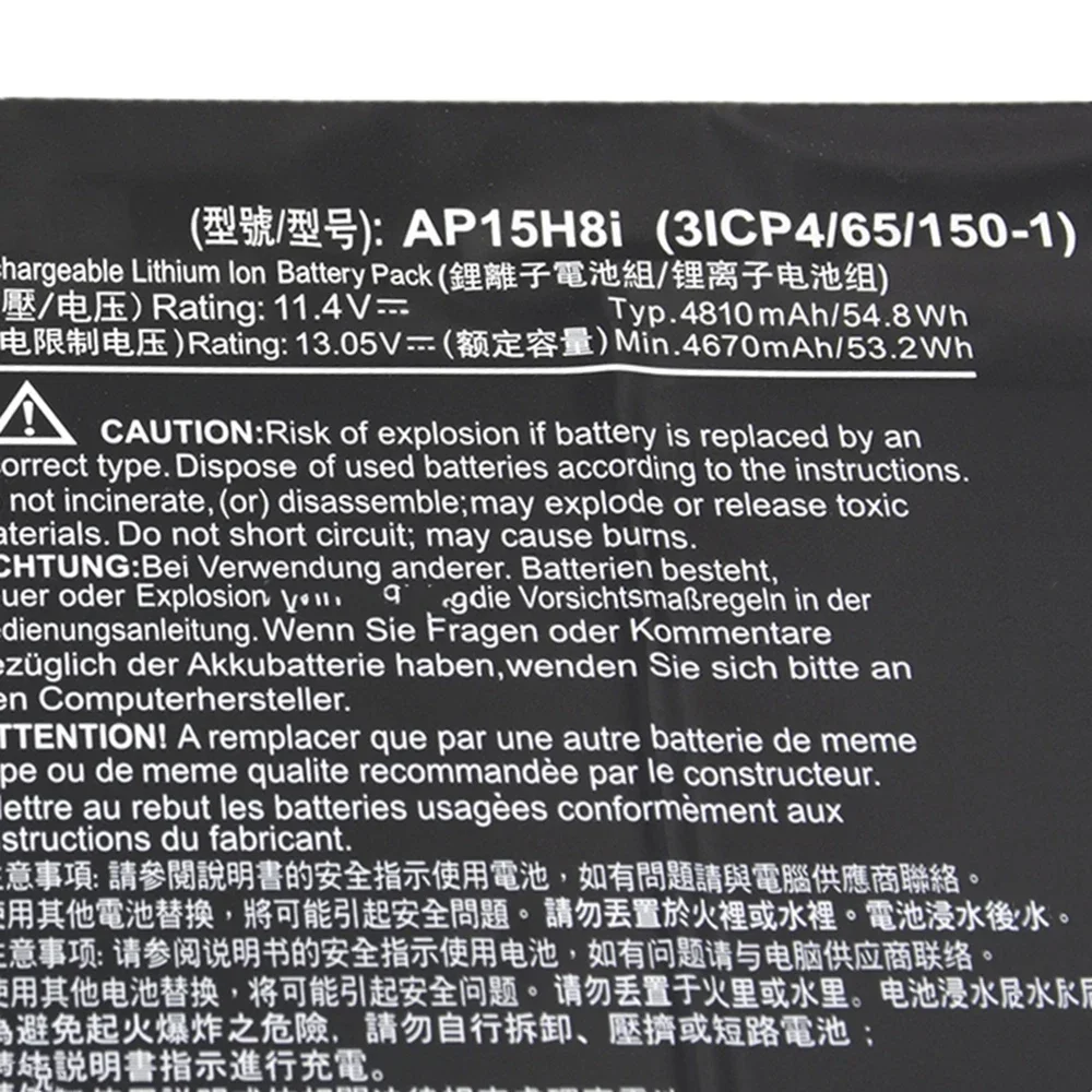 الأصلي AP15H8I بطارية حقيقية لشركة أيسر أسباير واحد Cloudbook 14 AO1-431 1-431 1-431M #3