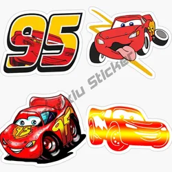 Lightning 95 Sticker Race Car Stickers Racing Birthday Party Personalized Customized Birthday Party Favor Thank You Decal