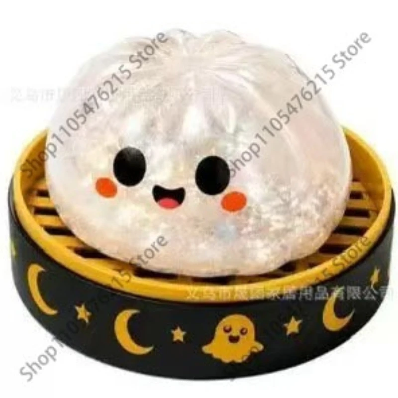 New Halloween Ghost Stress Relief Plush Toy for Squeezing and Grasping, Instantly Available for Birthday Gifts