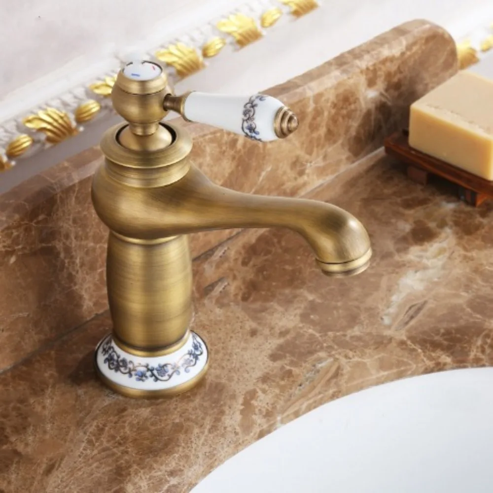 

Тип чайника, винтажный смеситель для ванной комнаты, устойчивый к коррозии смеситель для раковины, античный медный смеситель высокого давления, медь