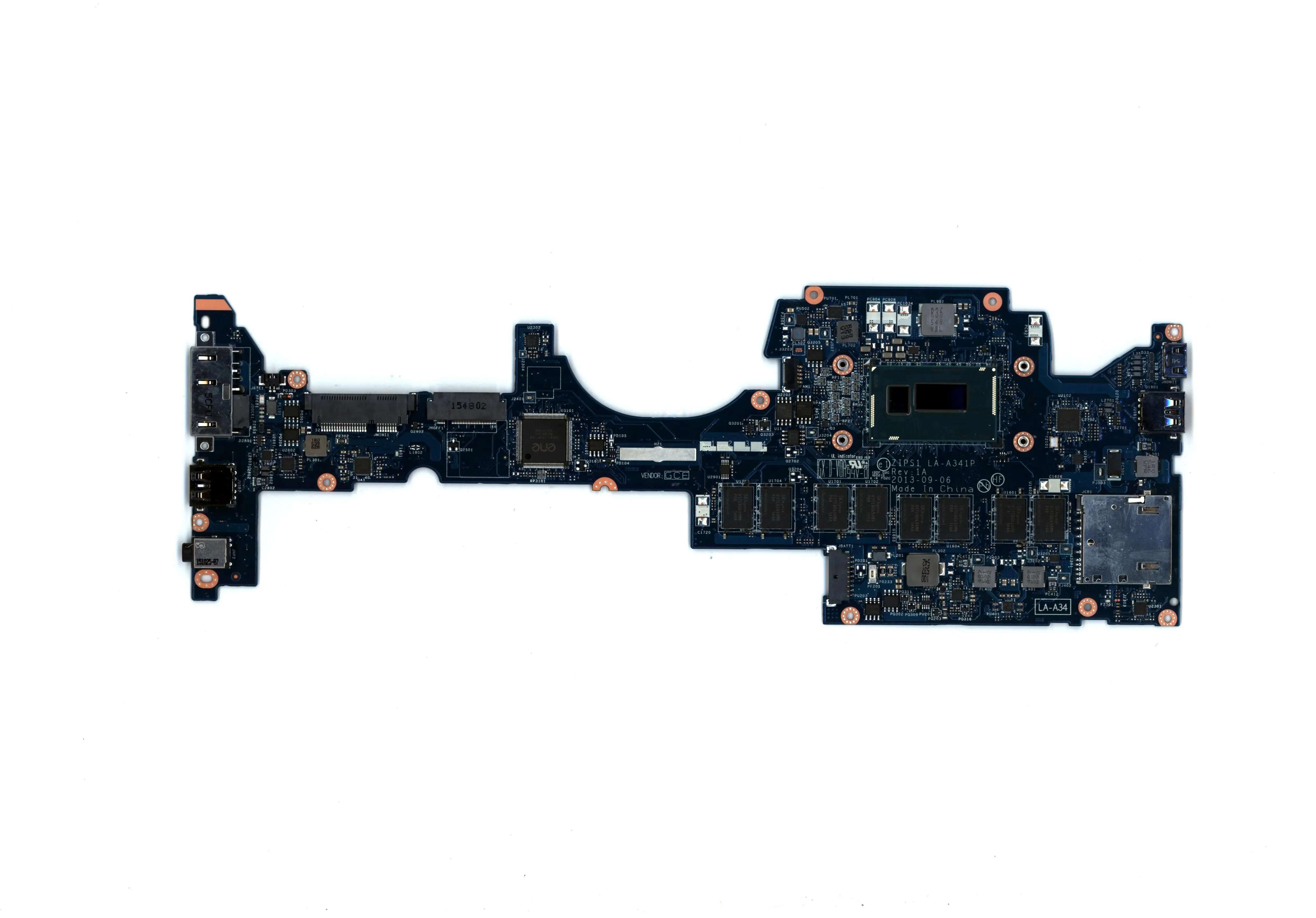 New ThinkPad ZIPS1 S100 Yoga S1 Laptop motherboard Model Multiple optional SN LA-A341P FRU 00HT173 CPU i3 i5 i7 UMA DRAM 4G 8G