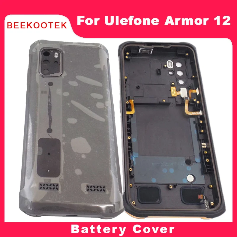 

Original Armor 12 Battery Cover Back Cover Receiver Microphone Repair Replacement Accessories Part For Ulefone Armor 12 Phone