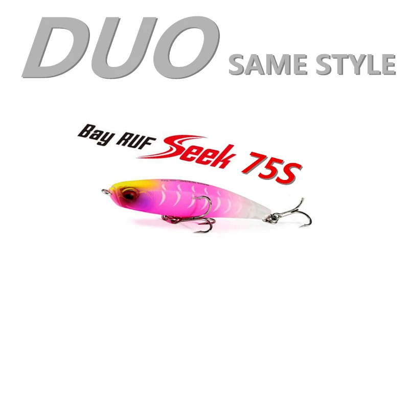 LURETV Japan Duo SAME STYLE Bay Ruf Seek 75S Submerged Pencil Ultra Long Range Throwing Mouth Feeling Fish