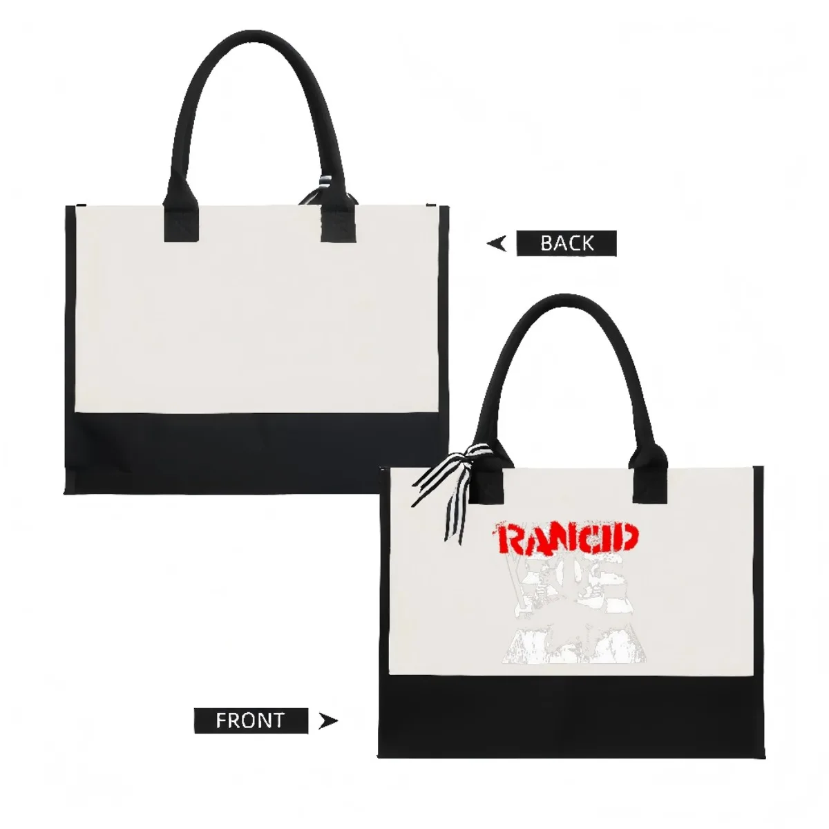 2026 جديد وصول موضة عملية واسعة قابلة لإعادة الاستخدام حمل حقيبة نمط طباعة 2 لهجة الثقيلة حقيبة كتف كبيرة للجميع