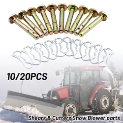 10/20pcs Shear Pins & Cotters Cub Cadet For MTDCraftsman SnowBlowers 738-04124A 714-04040 MPN:738-04124A Snow Blowers