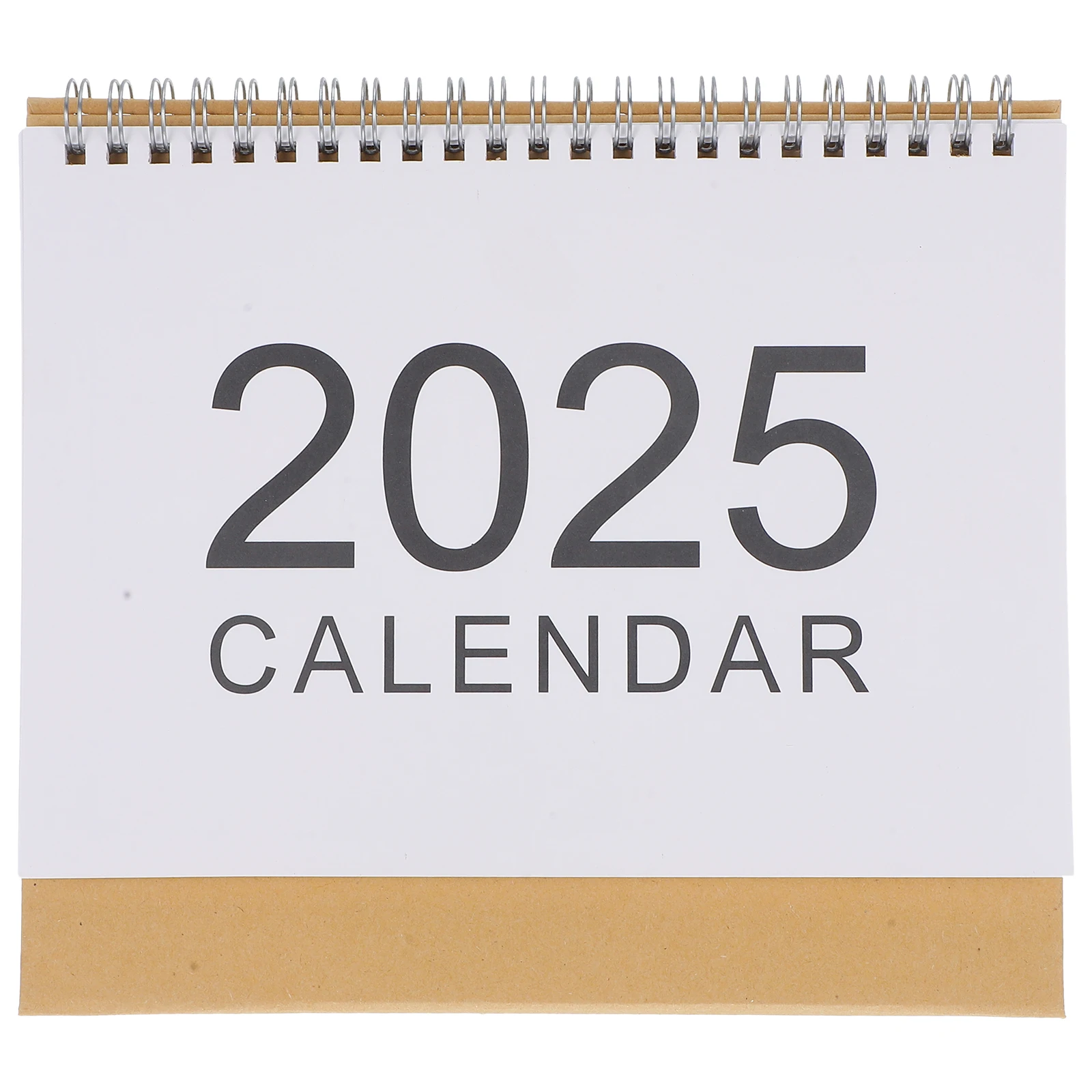 

2025 English Calendar Minimalist Design Sturdy Paper 2025 Daily Desk Calendar Monthly Planner Standing Home Office Use Flip