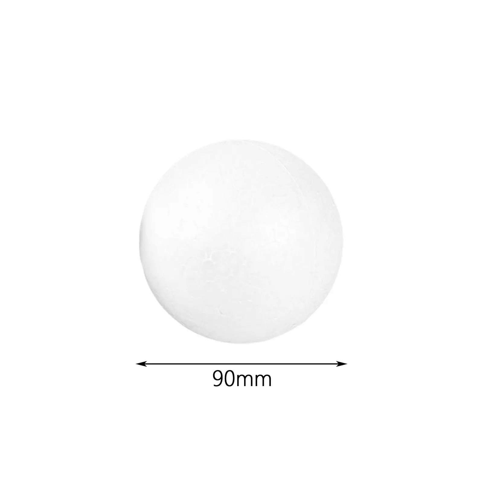 White Foam Ball Arts Decoration Polystyrene Foam Balls Smooth Handmade DIY Ball