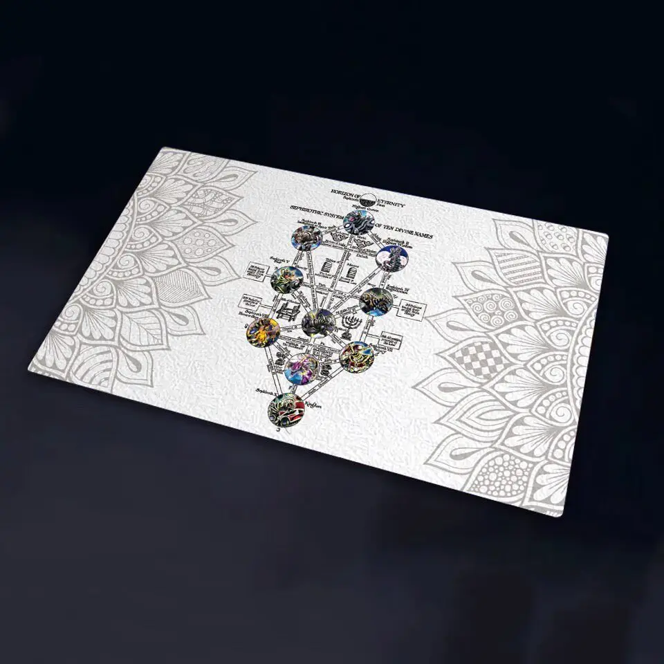 600x350mm Yu-Gi-Oh! Infernoid Theme Playmat Infernoid Onuncu/Seitsemas/Attondel 1.5mm Seamless Edge Single Board Game Card Mat