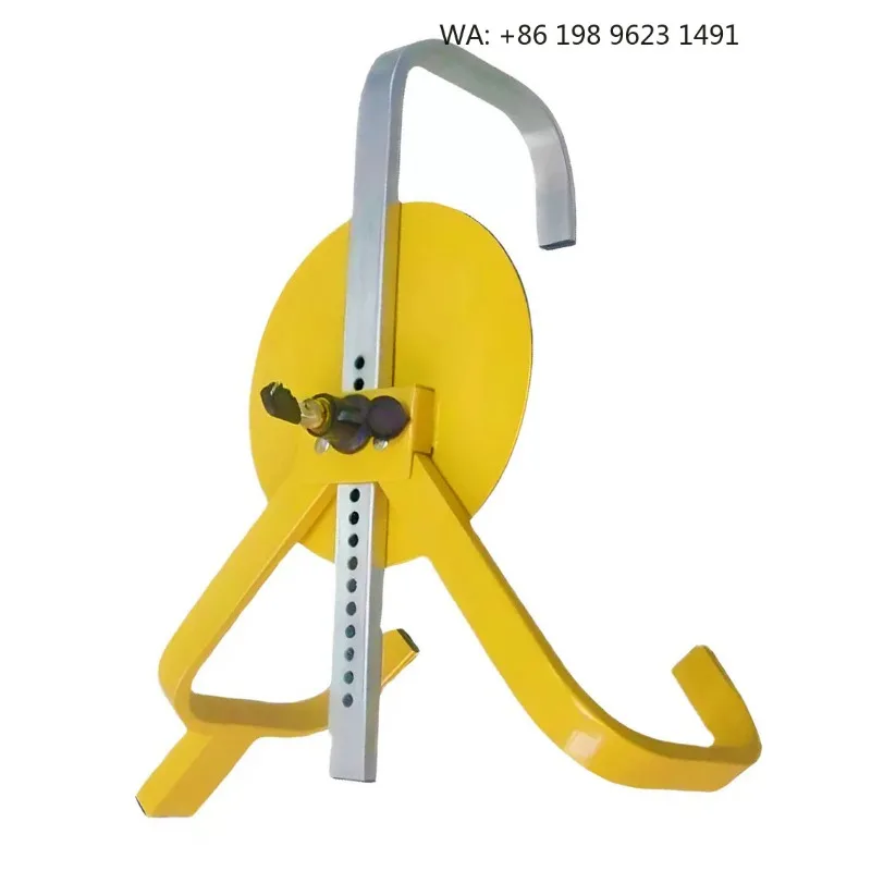 Heavy Load Anti Theft Tire Steering Wheel Alignment Clamp Lock Solid Metal Frame For Saloon Medium Truck Parking Safety
