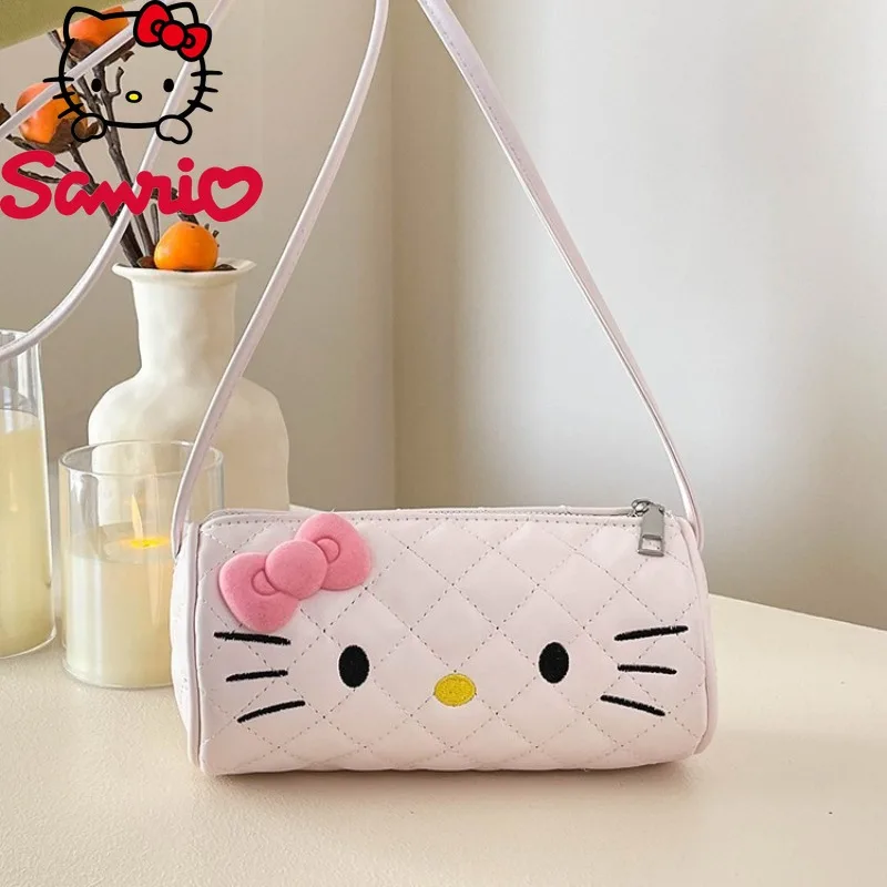 

2025 New Women's Crossbody Bag Fashionable and High-quality Women's Cylindrical Bag Cartoon Solid Color Girl's Phone Storage Bag