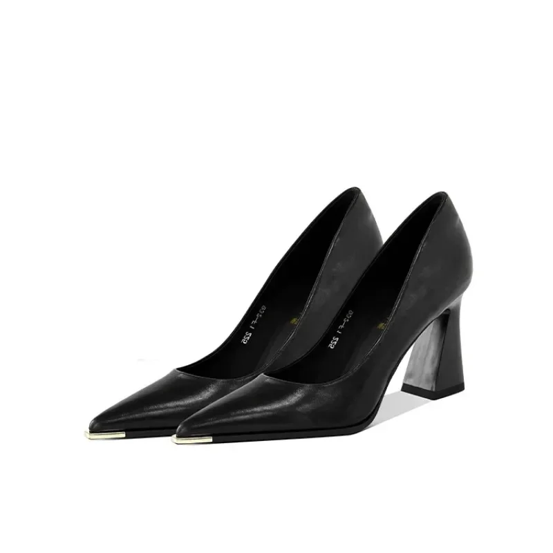 Retro Pointed Toe High Heels Women's 2025 Spring and Autumn New Versatile Professional Single Shoes