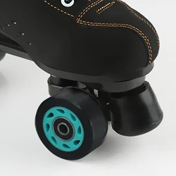 Skate Wheels Roller Skate Wheels Wheels With Wrench 8pcs For Double-Row Roller Skates Indoor Roller Quad Roller New Practical