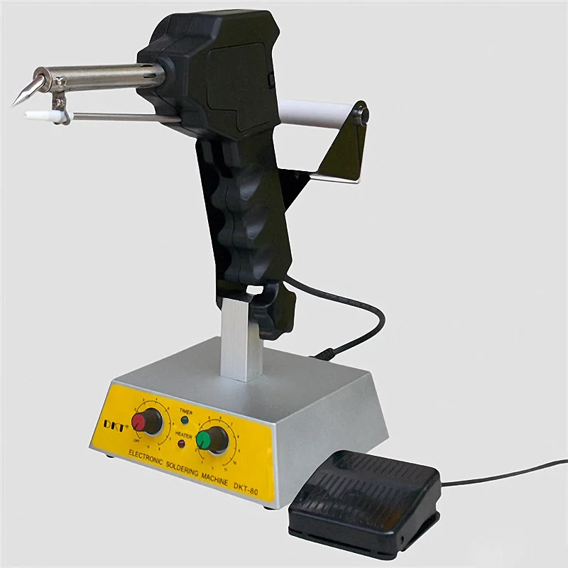 Pedal Soldering Machine Automatic Tin Machine Solder Gun Adjustable Automatically Send Tin Soldering Iron Gun