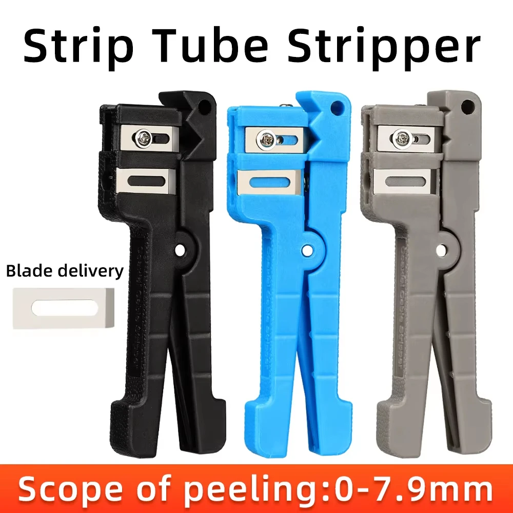 

GUXITEK Fiber Optic Stripper Fiber Optic Jacket Stripper Coaxial Cable Stripping Cutter Tool 0-7.9MM Hand Tools