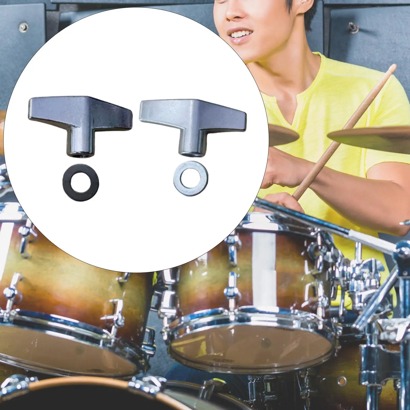 أداة إصلاح أجهزة الطبل بجناح الفراشة، مقبض الفراشة، سهل التركيب #4