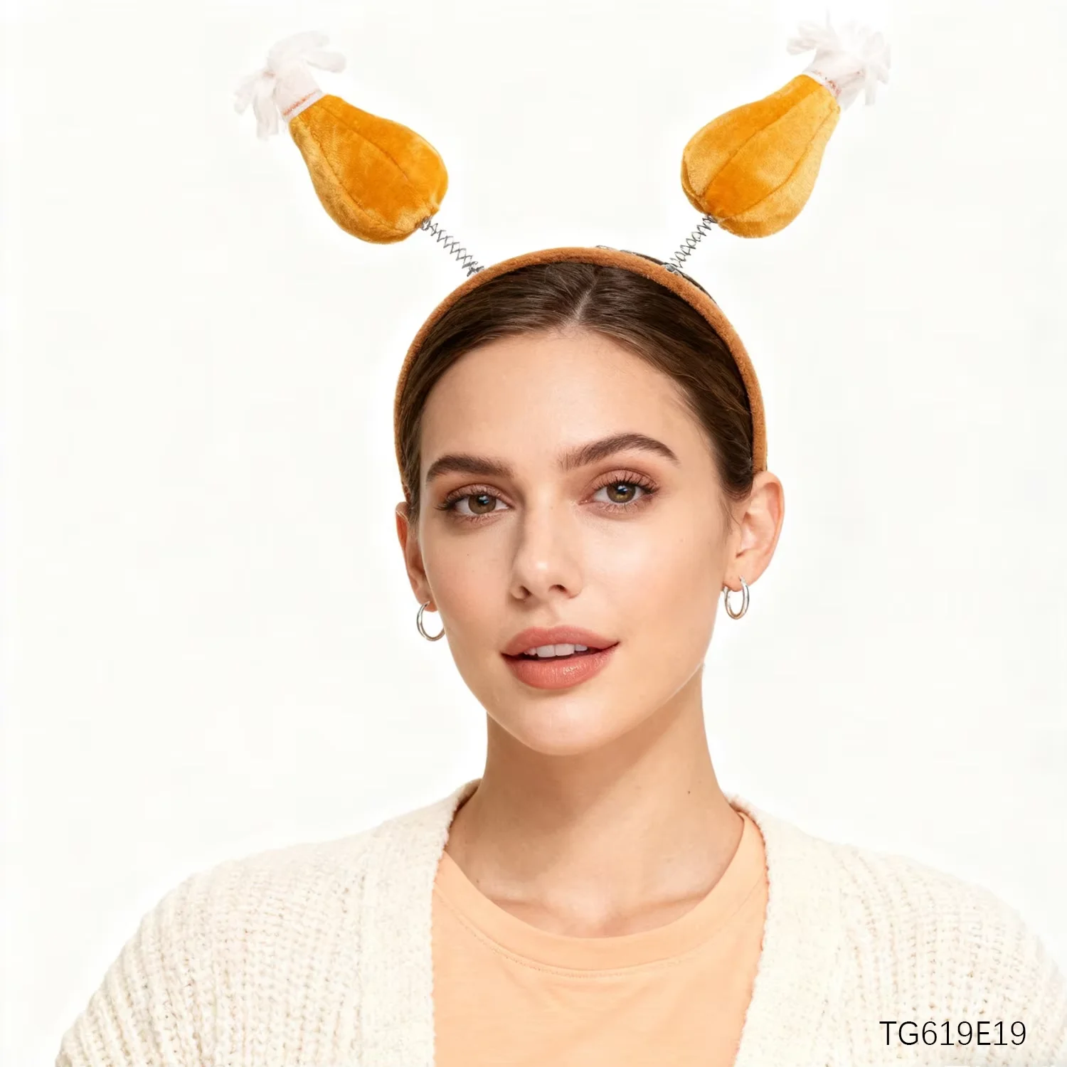 

Костюм индейки на День Благодарения PESENAR, повязка на голову из Турции на День Благодарения, форма индейки, повязка на голову с куриными ножками