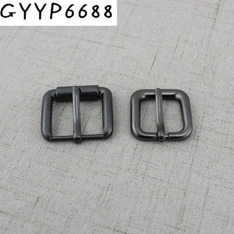 10-50pcs 20mm 25mm Matte gun turnbuckle belts pin buckle round pipe buckles,DIY Bags Man Simple Belt Strap Buckles