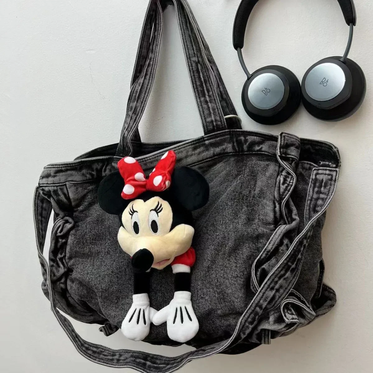 Disney Purses and Handbags Mickey Dolls Shoulder Bag High-capacity Crossbody Bags for Women Cute Cases Korean Fashionable Pouch