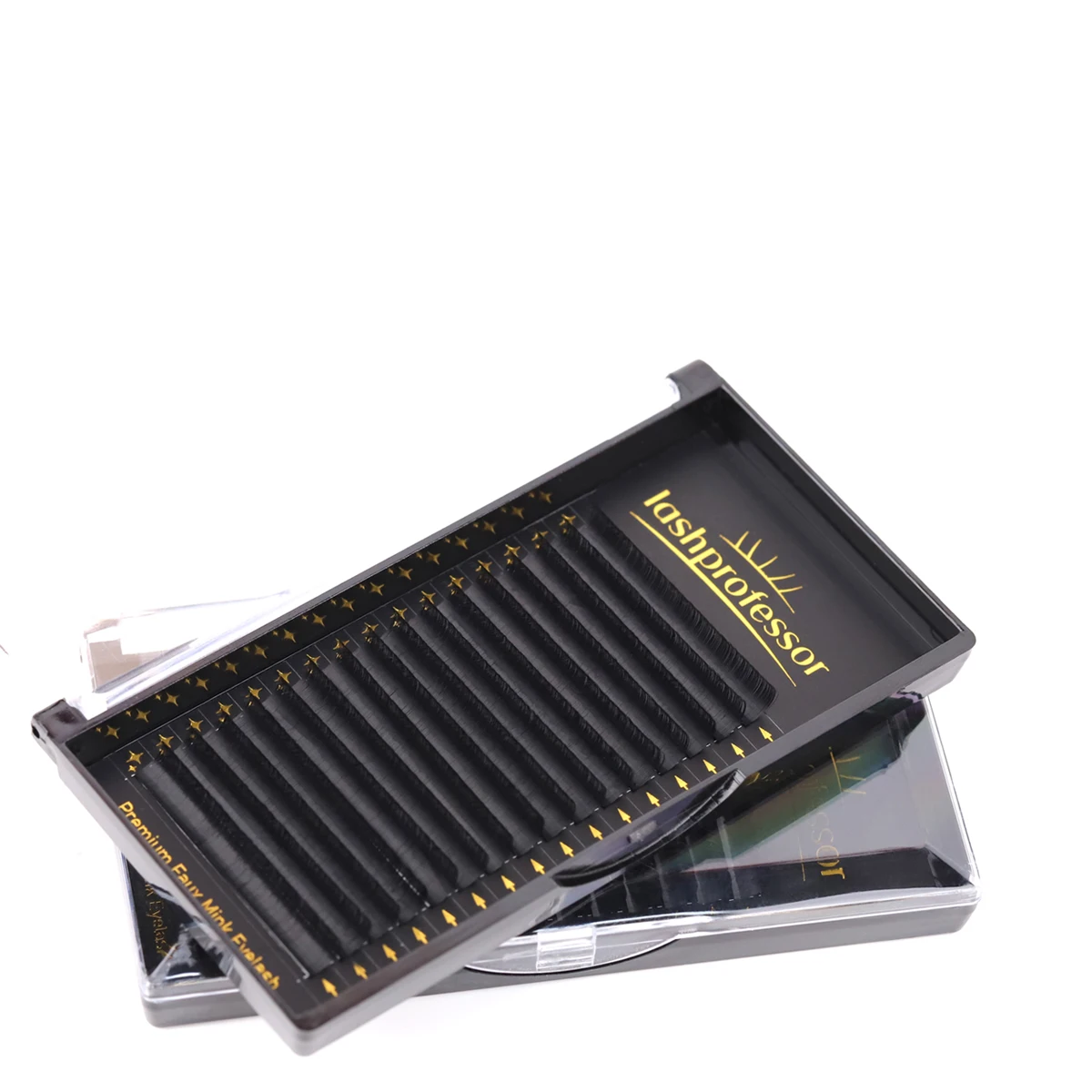 

Lashprofessor 16Rows Soft Natural Volume Cashmere Matte Black Lashes Trays 8-15mm Mix Korean PBT Individual Eyelashes Extensions