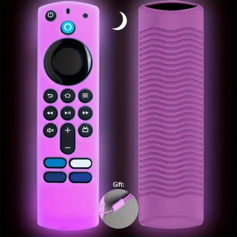 Silikon-Leucht-Fernbedienungsabdeckung für Alexa Voice Remote (3. Generation) L5B83G, Modell 2021, Fire TV Stick 4K 2. Generation (2021) – Detail 10