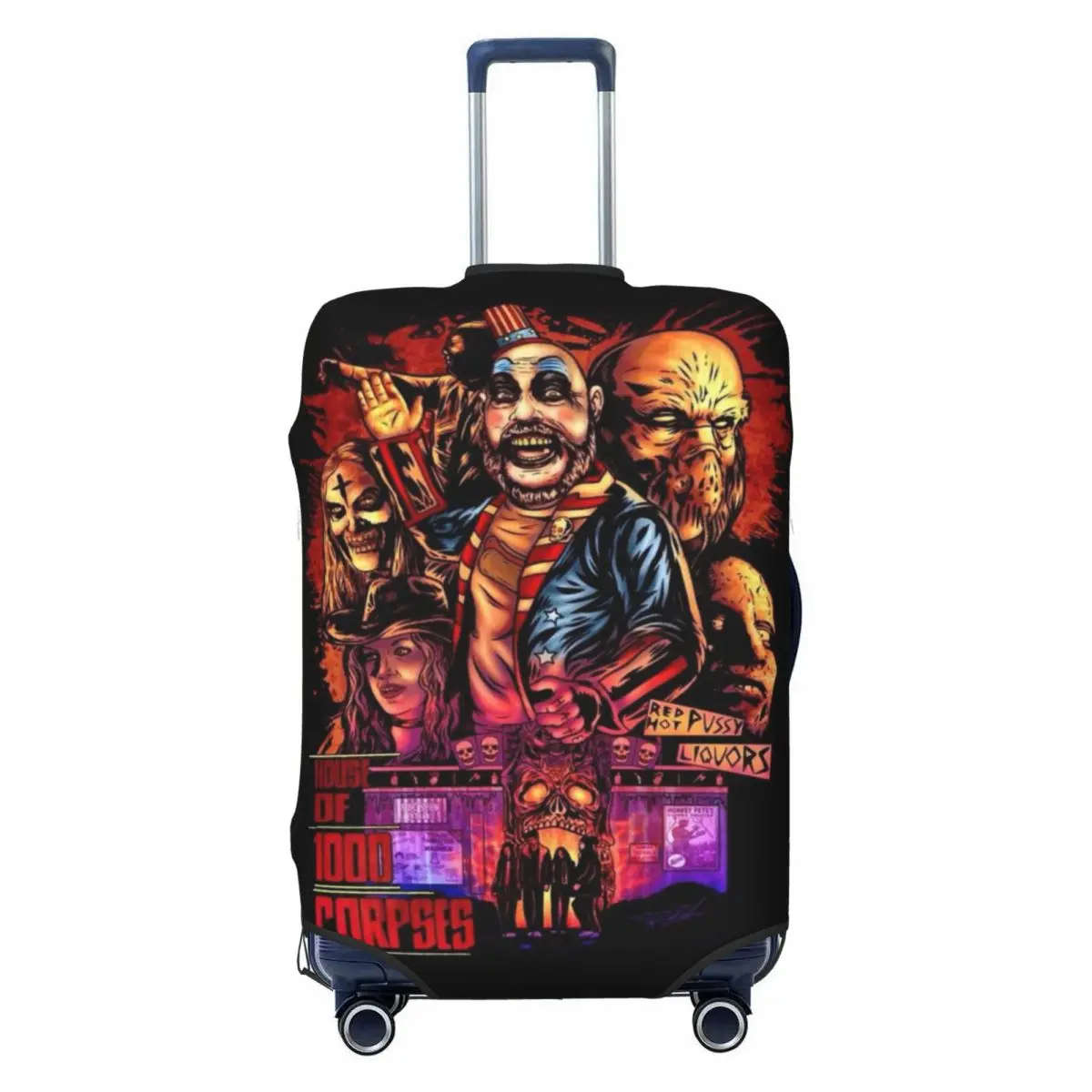 مخصص الكابتن سبولدينج فيلم الرعب غطاء أمتعة السفر بيت 1000 جثة غطاء حقيبة حامي صالح 18-32 بوصة #1