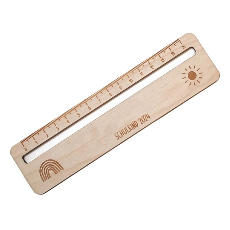 어린이 학습 눈금자 나무 독서 눈금자 어린이 학생을위한 나무 그리기 눈금자