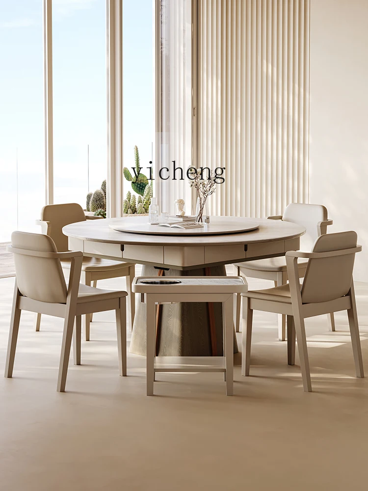a2 solid wood mahjong machine dining table dual-purpose automatic bass electric mahjong table