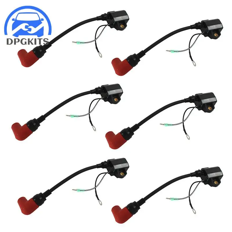 

6pcs 6R3-85570-01-00 6R3-85570-00-00 Heavy Duty Ignition Coil For Yamaha Outboard 100HP 115HP 130HP 140HP 150HP 175HP 200HP