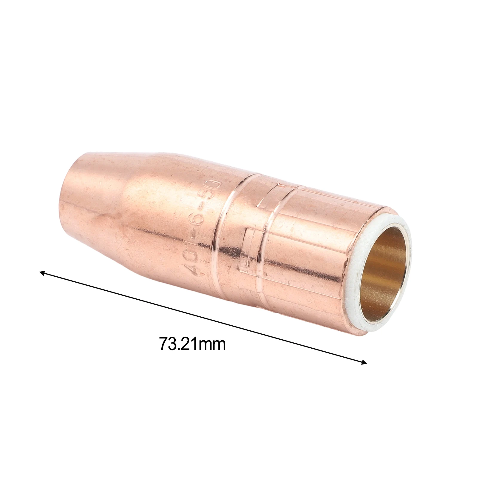 For Torch Maintenance for mig Welding Nozzle High Performance Welding Accessory Copper Nozzle Copper Material Tapered Design