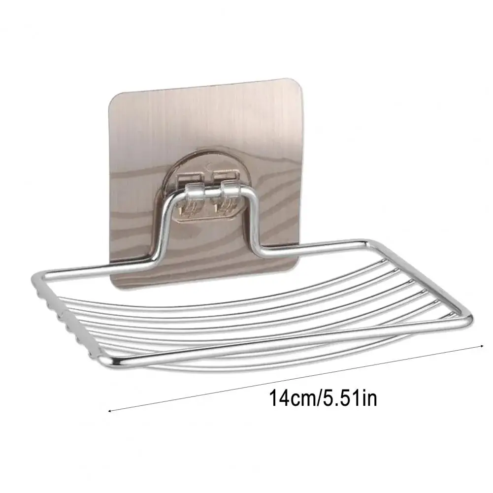 

Rust Proof Soap Holder Rust-proof Stainless Steel Soap Rack Self-draining Ventilated Soap Holder No-punching Wall-mounted