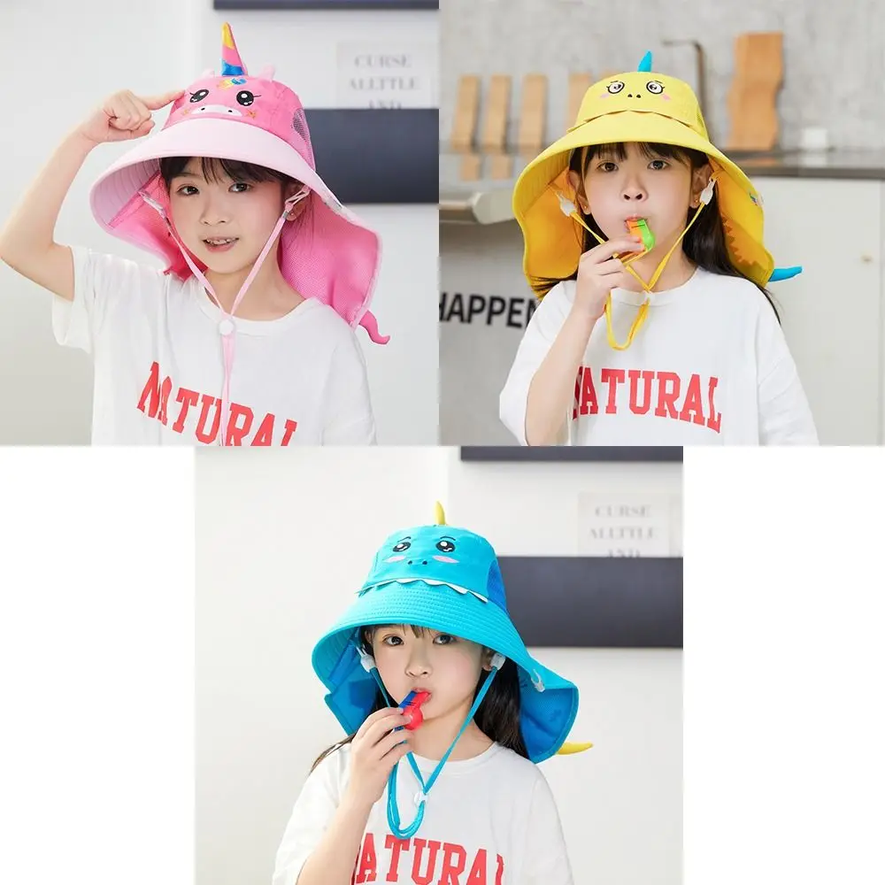 

Protection Anti UV Outdoor Children Sun Hat Beach Caps Travel Cap Neck Ear Cover