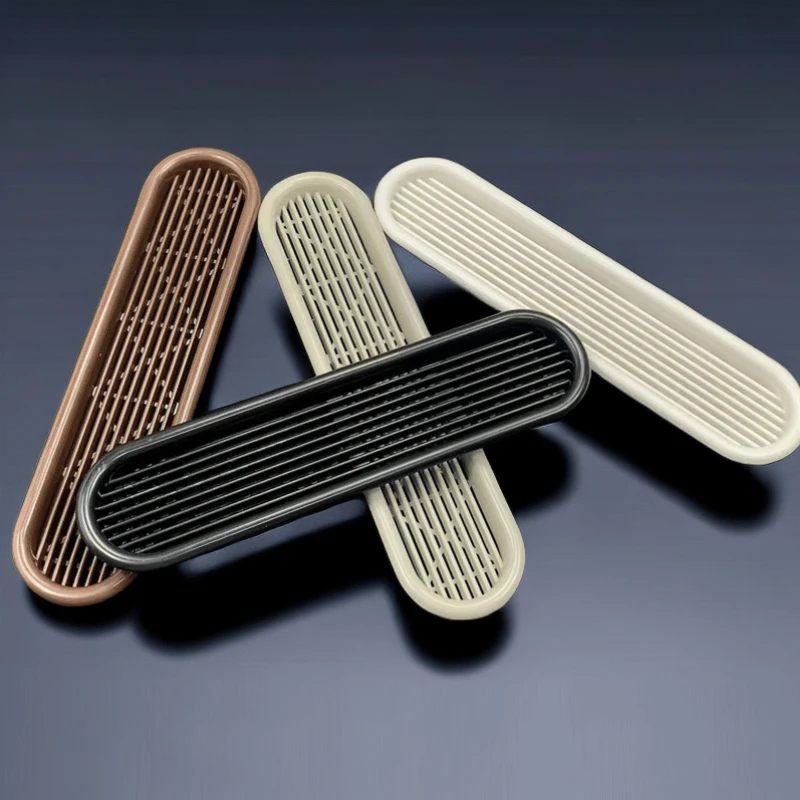1 ชิ้นพลาสติก ABS Vent Cover Grille สําหรับตู้ชั้นวางรองเท้า, ตกแต่งรูระบายอากาศพร้อมฝุ่น Desig ความยาว 260m