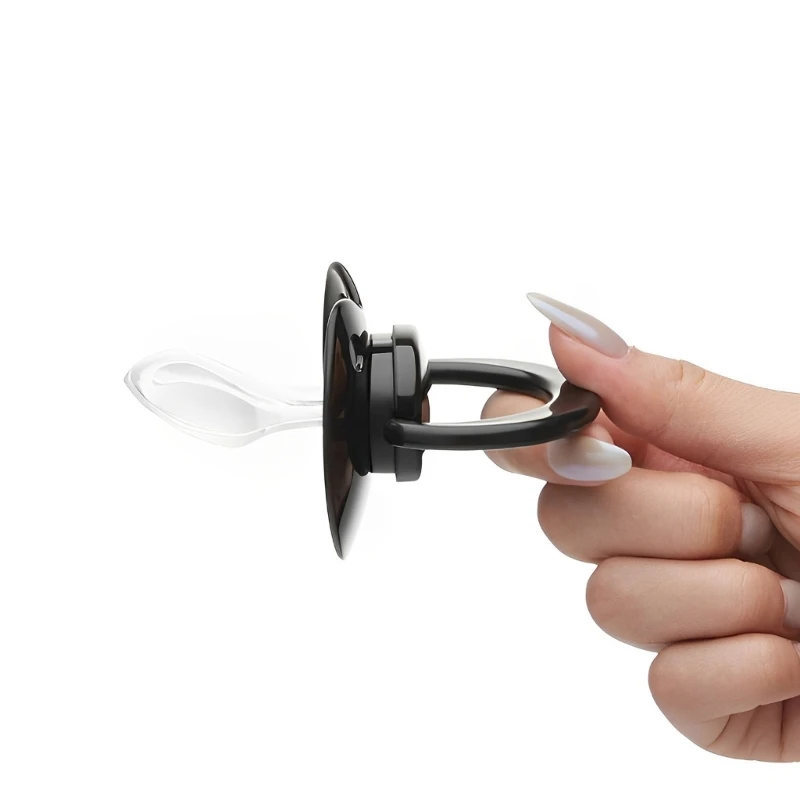 لهاية للبالغين لتخفيف التوتر من السيليكون الآمن غذائيًا، محاكاة الحلمة الدمية، لعبة مهدئة واقعية للسلام والاسترخاء