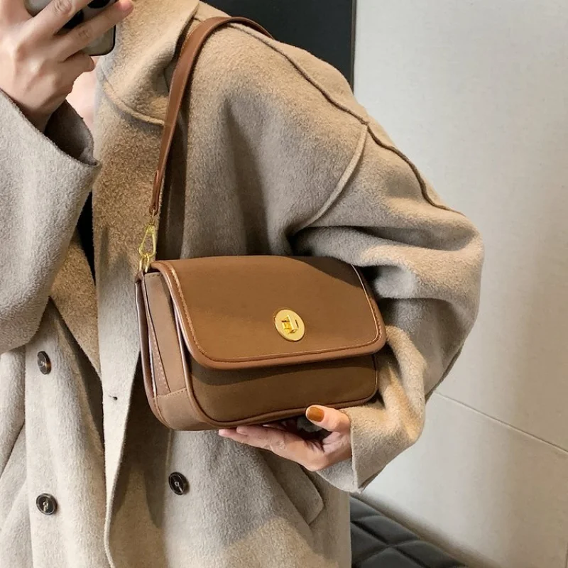 

Deluxe Women's Shoulder Bag Made Of Orchid-Patterned Leather Featuring Trendy Luxembourg Casual Lightweight Daily Style