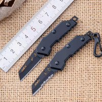 Mini folding knifeoutdoor knife, self-protection knifemini fruit knifeportable mini military knifekeychain knifeunpacking knife