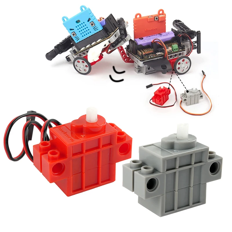 Geekservo 270 Graden Programmeerbare Servos Motor 3-5 V Stuurinrichting Versie Servo voor Kind Educatief Speelgoed Fit Legoeds