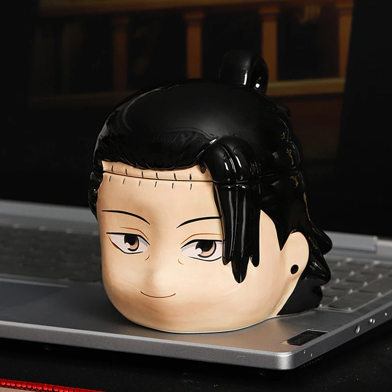 Jujutsu Kaisen Geto Suguru Gojo Satoru Anime Cartoon Anime Figure Ceramic Cup Mug Cup 400Ml Ornament Coffee Office Water Cup view 5