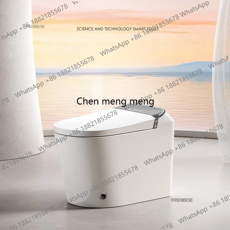 

Современный умный унитаз Smart Flip: интеллектуальное смывание, сушка и интегрированные функции для дома и ванной комнаты. Умный унитаз-коммод.